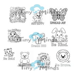 The Tiny Minds coloring pack — image 1
